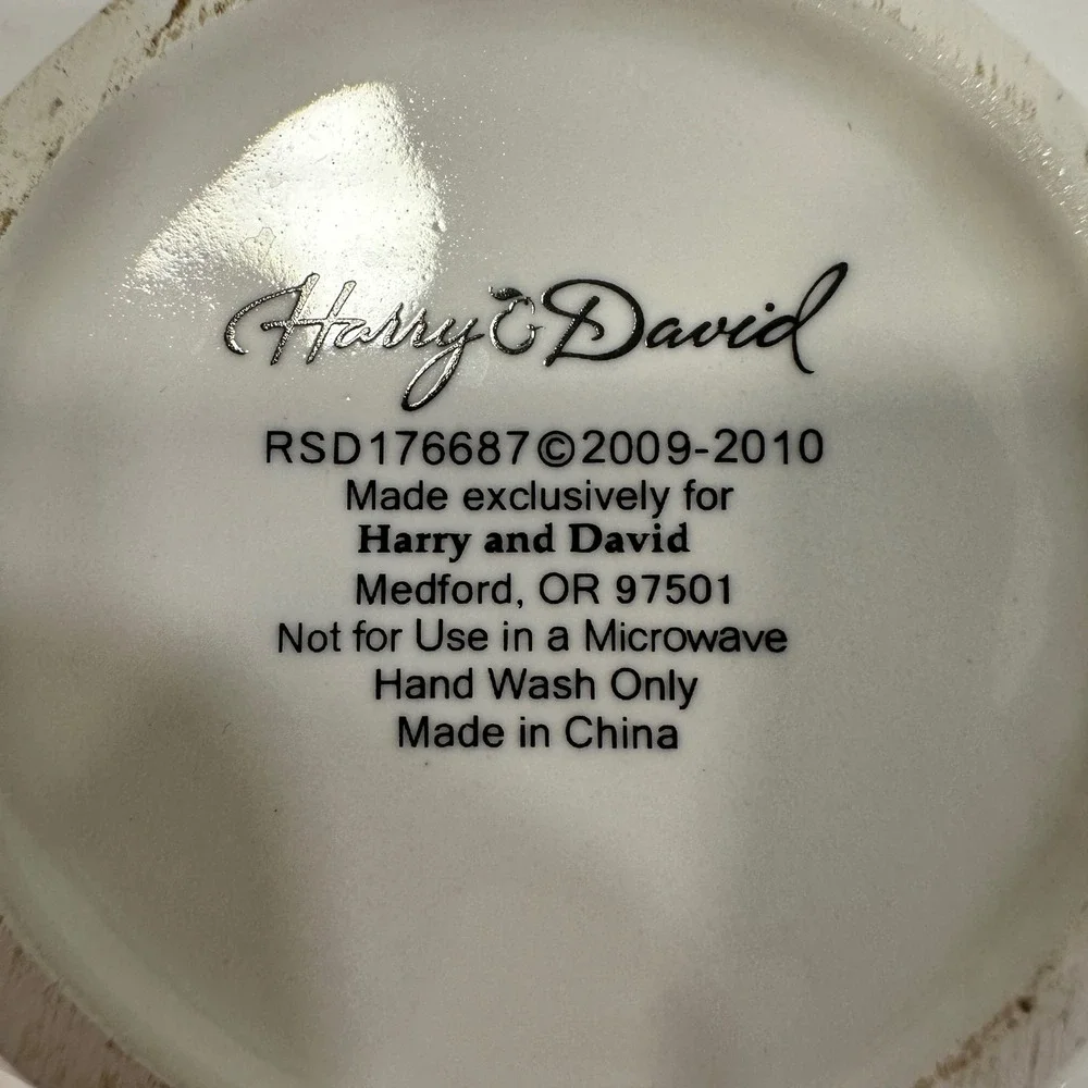 Harry & David Ceramic Mini Cake Stand White 6